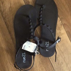 Black sandals